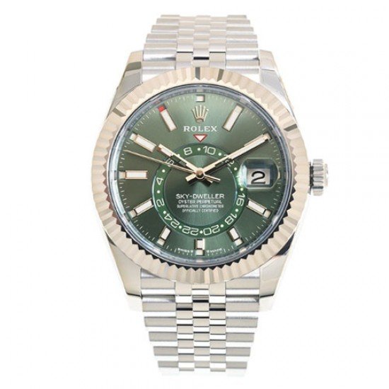 Rolex Watch Sky-Dweller 336934-0002 mint green