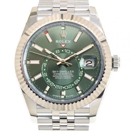 Rolex Watch Sky-Dweller 336934-0002 mint green