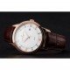 Vacheron Constantin Patrimony Chronometre Royal White Dial Rose Gold Case Brown Leather Strap