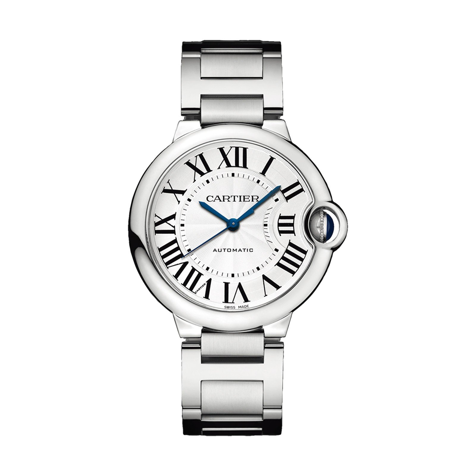 Swiss Ballon Bleu de Cartier watch, 36 mm, steel