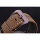 Panerai Radiomir Brown Stainless Steel Bezel Brown Leather Bracelet 622324