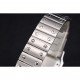Swiss Cartier Santos White Dial Stainless Steel Case And Bracelet 622882