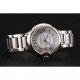 Swiss Cartier Ballon Bleu 40 MM Diamond Dial Staineless Steel Bracelet 1453893