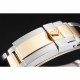 Swiss Rolex Yacht-Master White Dial Gold Bezel Stainless Steel Case Two Tone Bracelet