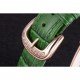 Franck Muller Casablanca Green Croco Leather Band Crystal Encrusted Bezel 621646