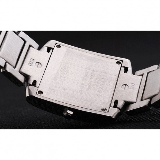 Cartier Tank Francaise 29mm White Dial Stainless Steel Case And Bracelet