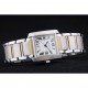 Cartier Tank Francaise 29mm White Dial Stainless Steel Case Two Tone Bracelet