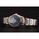 Omega De Ville Ladies Blue Dial Rose Gold Case Two Tone Bracelet 1453784