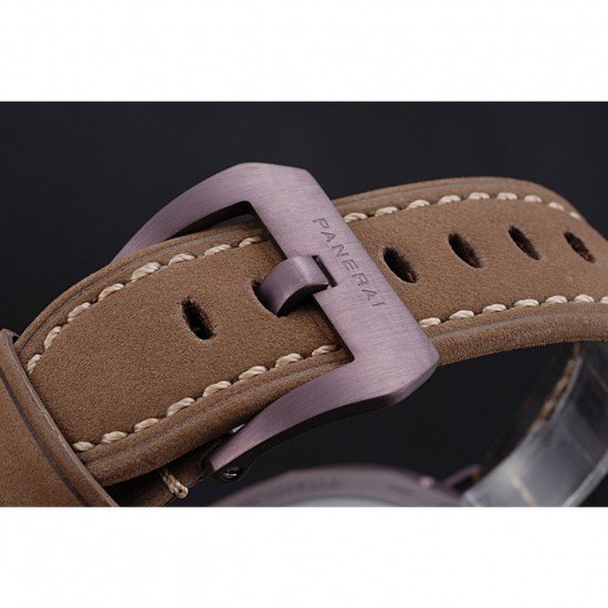 Panerai Luminor Marina Militare Purple Stainless Steel Bezel Khaki Bracelet 622320