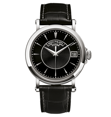 AAA Replica Patek Philippe Calatrava Black Watch 5153G-001