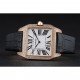 Cartier Santos 100 Diamond Rose Gold Bezel 621925