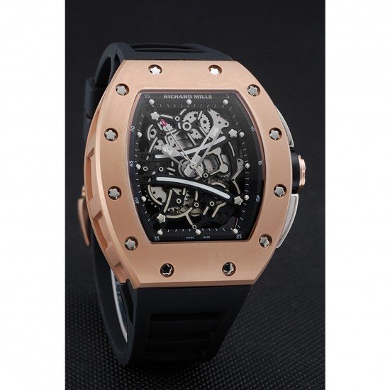 Richard Mille RM 61-01 Yohan Blake Limited Edition Gold Case Black Bracelet 1454203