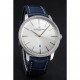 Swiss Vacheron Constantin Patrimony Silver Dial Silver Diamonds Case Blue Leather Bracelet 1454161