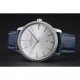 Swiss Vacheron Constantin Patrimony Silver Dial Silver Diamonds Case Blue Leather Bracelet 1454161