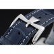 Swiss Vacheron Constantin Patrimony Silver Dial Silver Diamonds Case Blue Leather Bracelet 1454161