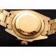 Swiss Rolex GMT Master II Green Dial Stone Set Bezel Gold Case And Bracelet 1453748