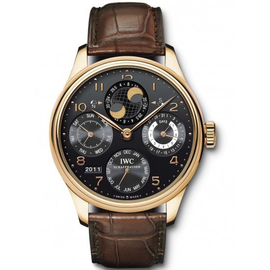 AAA Replica IWC Portugieser Perpetual Calendar Hemisphere Moonphase Mens Watch IW503202