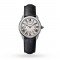 Ronde Solo de Cartier watch, 29mm, steel, leather