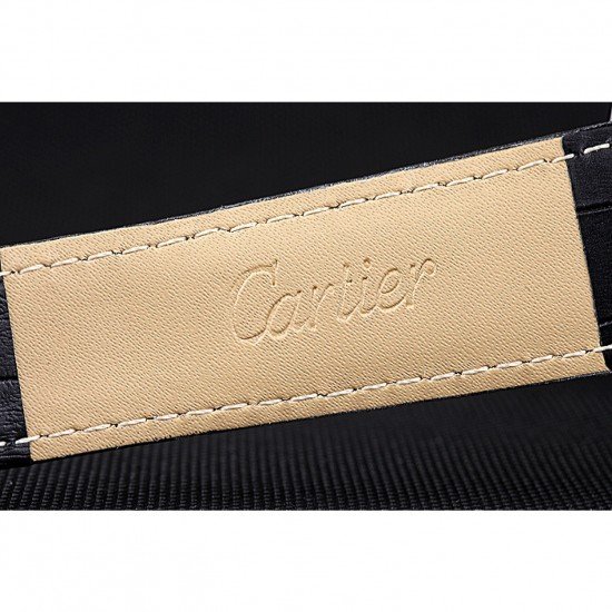 Cartier Rotonde Reversed Tourbillon White Dial 621948