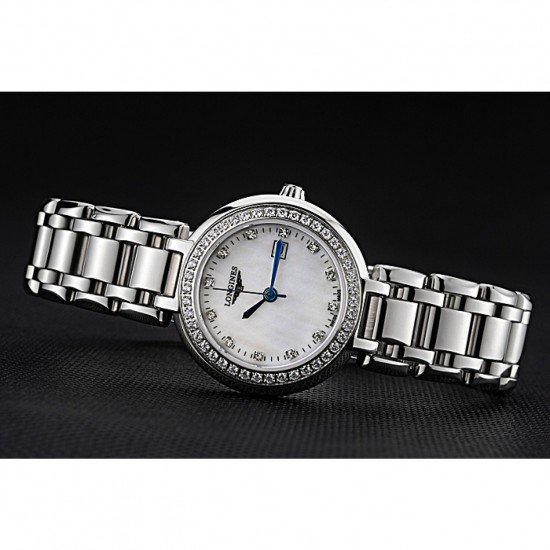 Longines PrimaLuna Stainless Steel Diamonds Case 622588