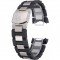 Tag Heuer Plated Stainless Steel and Black Rubber Bracelet 622501