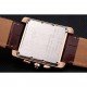 Cartier Tank MC Brown Dial Gold Case Brown Leather Bracelet 622696