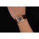 Cartier Tank MC Brown Dial Gold Case Brown Leather Bracelet 622696