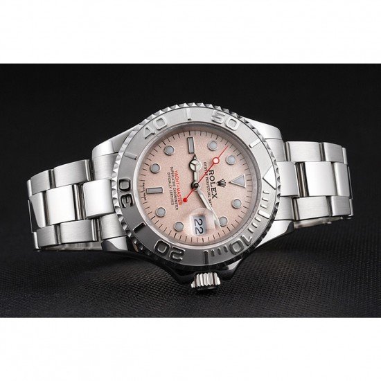 Swiss Rolex Yacht-Master Champagne Dial Stainless Steel Case And Bracelet
