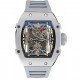 Richard Mille Tourbillion Rafael Nadal RM 27-01 Silver Case White Rubber Bracelet 1454255