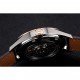 Swiss Tag Heuer Carrera Calibre 5 White Dial Rose Gold Case Brown Leather Strap