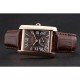 Cartier Tank MC Gold Case Brown Dial Brown Leather Strap 622175