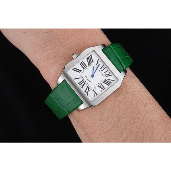 Cartier Santos 100 Polished Stainless Steel Bezel 621934