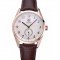 Tag Heuer Carrera Calibre 6 White Dial Red Numbers Brown Leather Band 622161