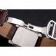 Cartier Tank MC Brown Dial Stainless Steel Case Brown Leather Bracelet 622692