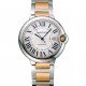 Swiss Cartier Ballon Bleu 42mm Silver Dial Stainless Steel Case Two Tone Gold Bracelet 622877