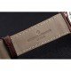 Swiss Vacheron Constantin Patrimony Contemporaine Rose Gold Case White Dial Brown Leather Bracelet 622680