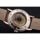 Swiss Vacheron Constantin Patrimony Contemporaine Rose Gold Case White Dial Brown Leather Bracelet 622680