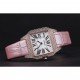 Cartier Santos 100 Diamond Rose Gold Bezel 621915