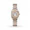 Swiss Panthère de Cartier watch, Small model, rose gold and steel, diamonds