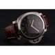 Swiss Panerai Luminor Marina 1950 3 Days Brown Dial Stainless Steel Case Brown Leather Strap