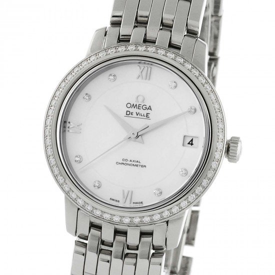 Swiss Omega De Ville Prestige Co-Axial 32.7mm Ladies Watch O42415332055001