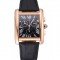 Cartier Tank MC Black Dial Gold Case Black Leather Bracelet 622694