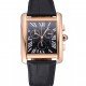 Cartier Tank MC Black Dial Gold Case Black Leather Bracelet 622694