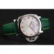 Panerai Radiomir White Dial Stainless Steel Case Green Leather Strap 1453804