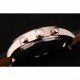 Breitling Transocean White Dial Black Leather Strap Rose Gold Bezel 98206