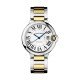 Swiss Ballon Bleu de Cartier watch, 36 mm, 18K gold and steel