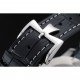 Swiss Vacheron Constantin Patrimony Grey Dial Silver Case Black Leather Bracelet 1454160
