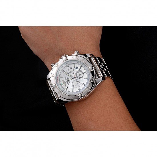 Breitling Chronomat White Dial Stainless Steel Case And Bracelet 622223