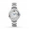 Swiss Ballon Bleu de Cartier watch, 33 mm, steel, diamonds