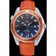 Omega Seamaster Planet Ocean GMT Orange Dial Orange Leather Band 622395